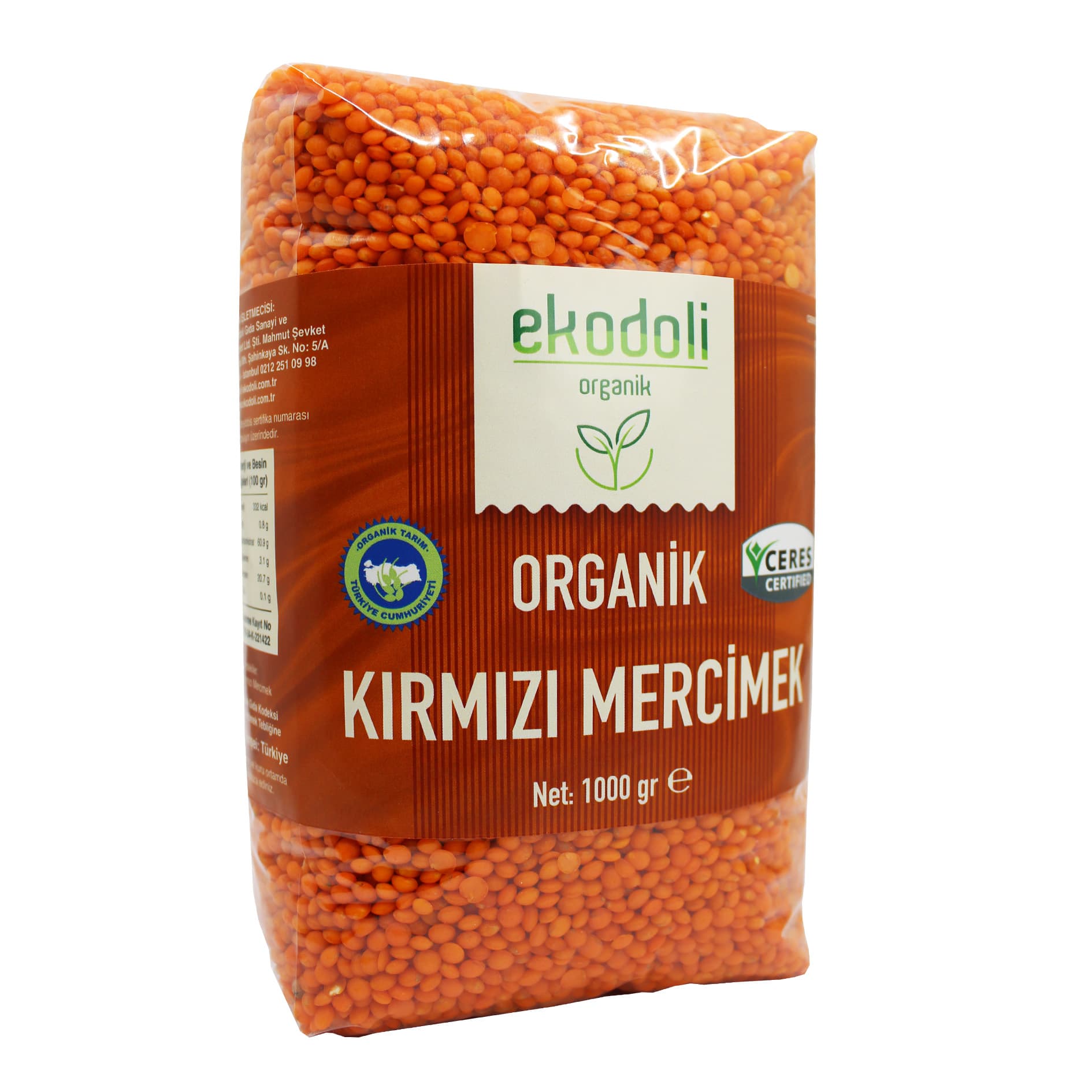 Organik Kırmızı Mercimek